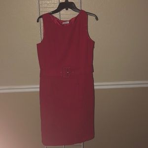 Calvin Klein Red Dress size 10